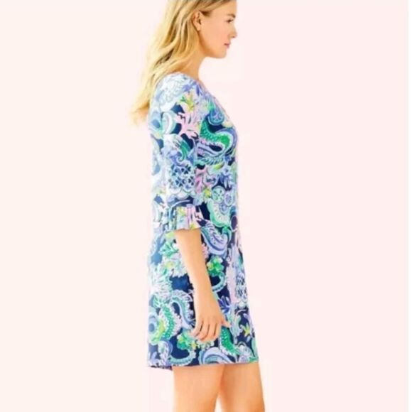 Lilly Pulitzer Sophie Ruffle Dress UPF 50 in Sirens and Spirits | M - Picture 10 of 10